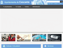 Tablet Screenshot of cascante.com